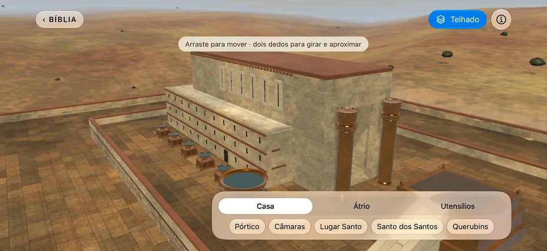 Solomon's temple on Mount Moriah